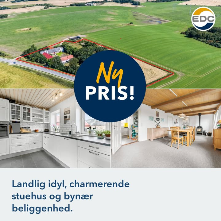 EDC Søren Jensen præsenterer charmende stuehus i landlig idyl