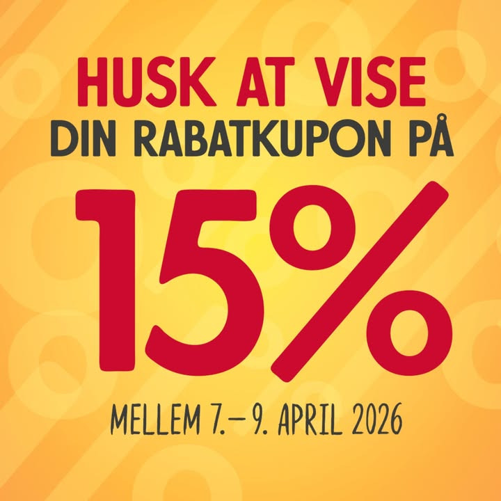 Meny Randers tilbyder rabatkupon til kunder med bon fra marts og april