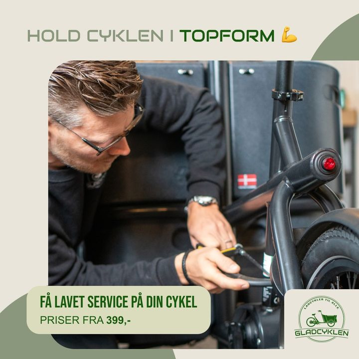 Gladcyklen ApS: Få din ladcykel i topform med vores cykelservice