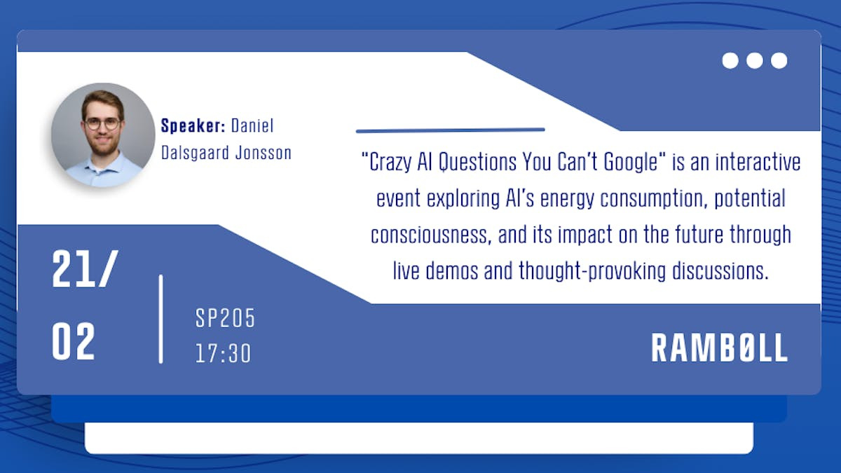 En aften med Daniel Dalsgaard Jonsson: Udforskning af AI's fremtid