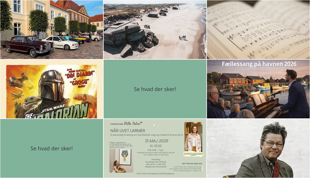 Udforsk Ringkøbings Mangfoldige Arrangementer i Den Kommende Uge