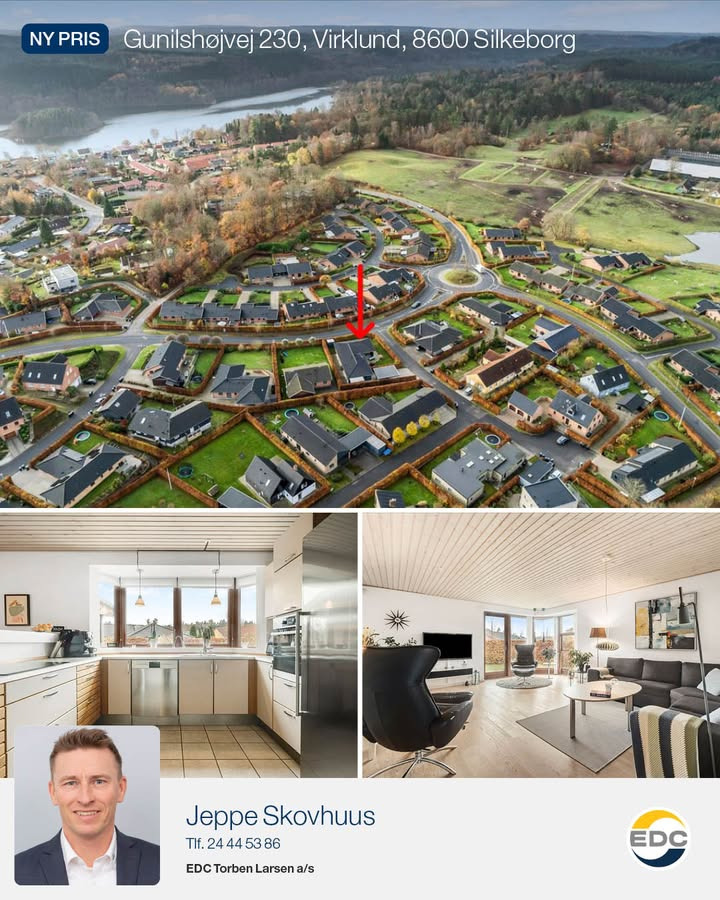 Ny pris på skøn 1-plans villa i Virklund fra EDC Torben Larsen