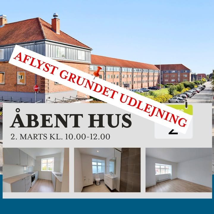 Åbent hus hos RandersBolig delvist aflyst på grund af udlejning