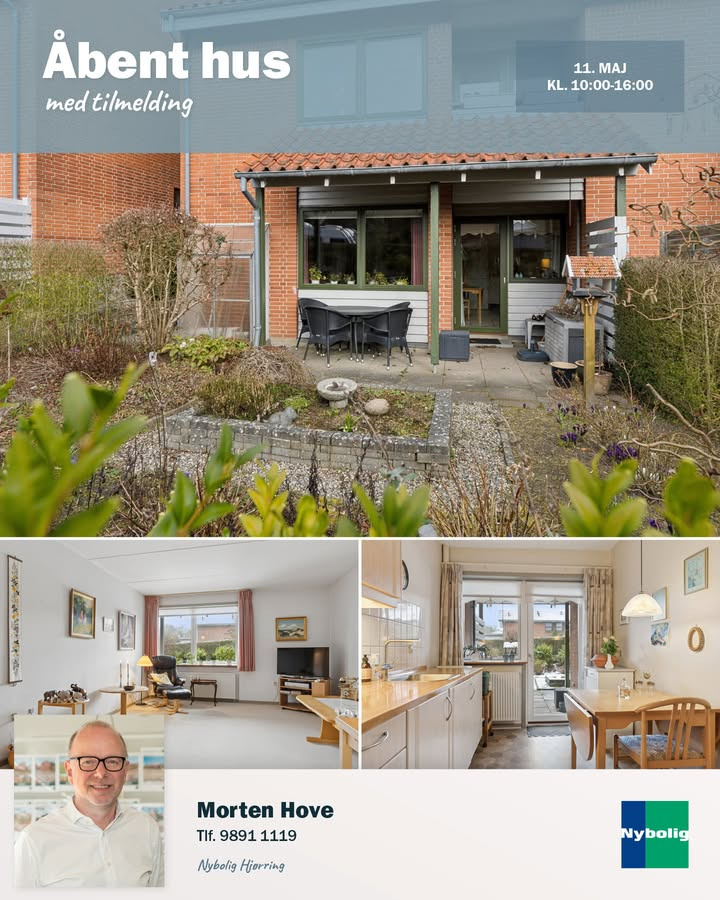 Nybolig Hjørring inviterer til åbent hus i centralt beliggende andelsbolig 