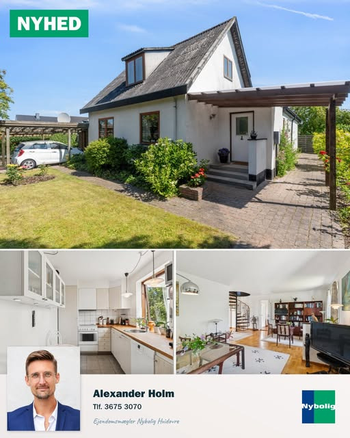 Nybolig Hvidovre - Alexander Holm ApS sætter villa med mange muligheder til salg på attraktiv adresse