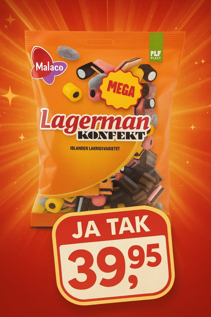 Supertilbud på Malaco lakridskonfekt hos MENY Hobro