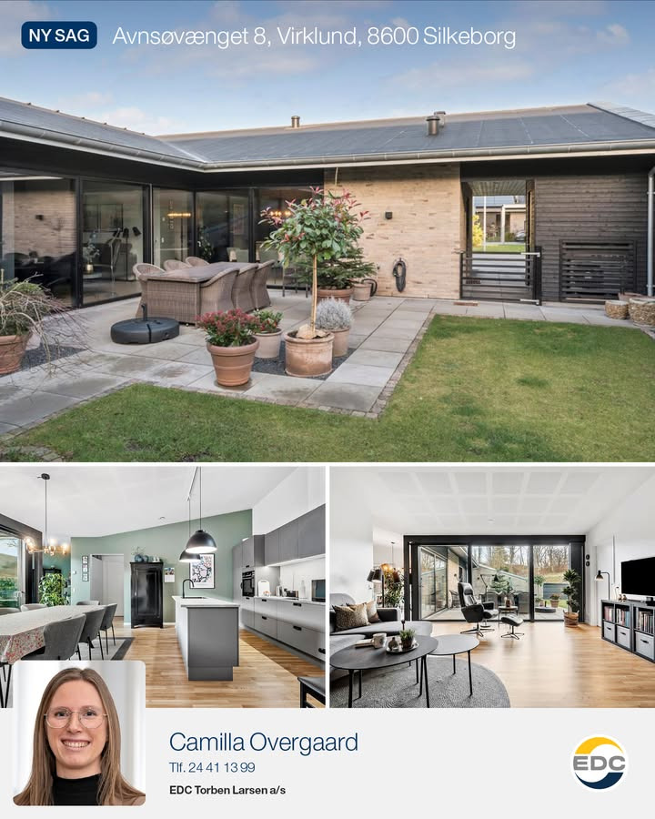 Nyt gårdhavehus i Virklund fra EDC Torben Larsen: Bo tæt på naturen