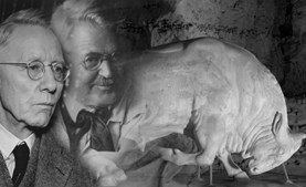 Anders Bundgaard og Johannes V. Jensen mødes igen i Thingbæk Kalkminer