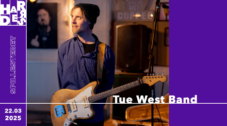 Musikalsk nærvær med Tue West Band på Spillestedet Harders