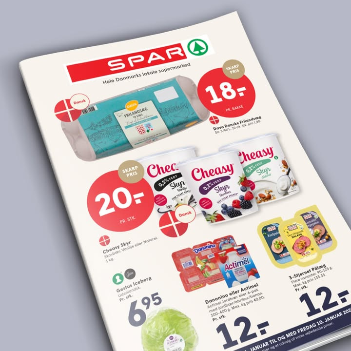 Spar Skallerup A/S inviterer til januartilbud med skarpe priser i ny avis