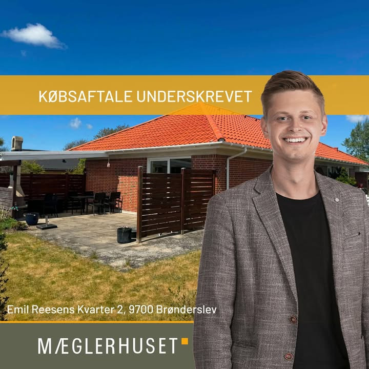 Mæglerhuset Brønderslev melder om underskrevet købsaftale på Emil Reesens Kvarter 2