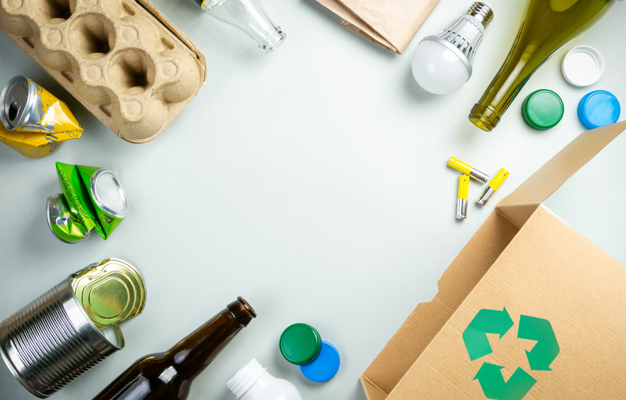 Børnehavebørn har haft genbrug som tema