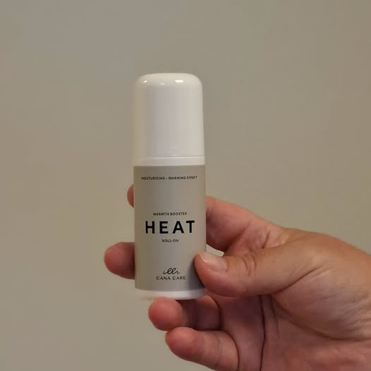 Ro & velvære sælger HEAT varmebooster roll-on i klinikken