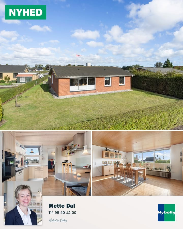 Nybolig Sæby A/S præsenterer indbydende etplanshus i Sæby