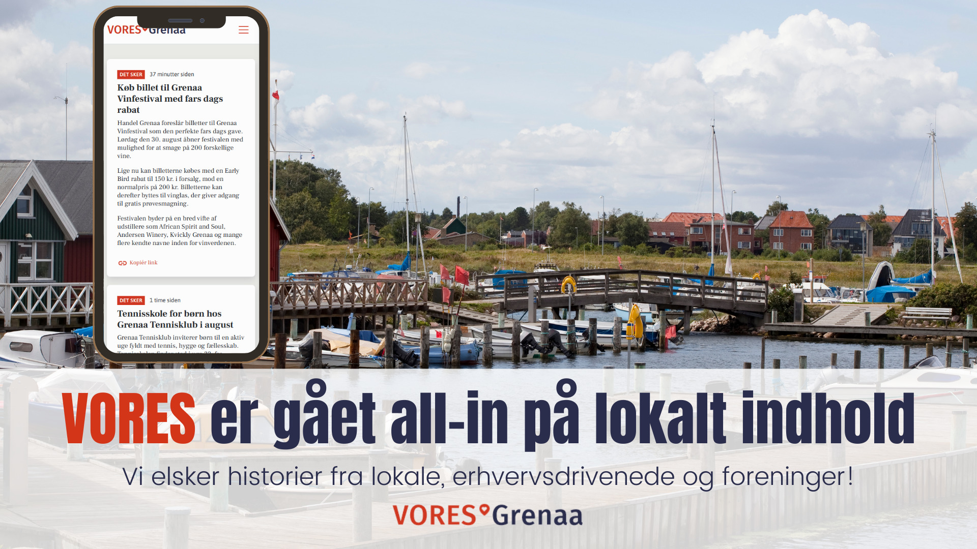 Vi er gået all-in på lokalt indhold - Nu kan du se alt, der sker i Grenaa
