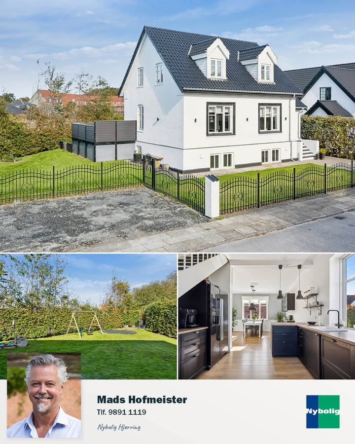 Nybolig Hjørring v/Morten Hove præsenterer charmerende villa i hjertet af Hjørring