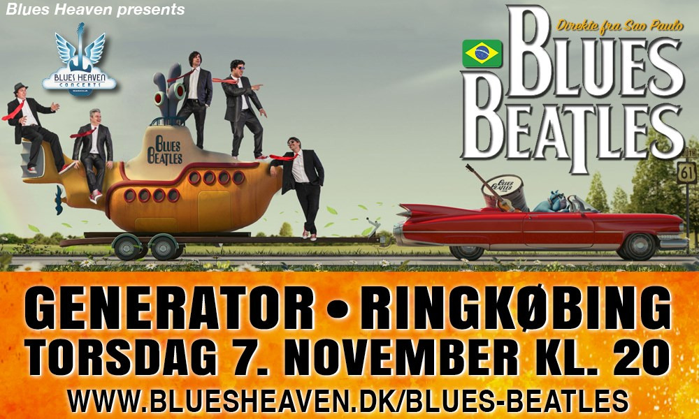 Blues Beatles bringer brasiliansk bluesrock til Ringkøbing