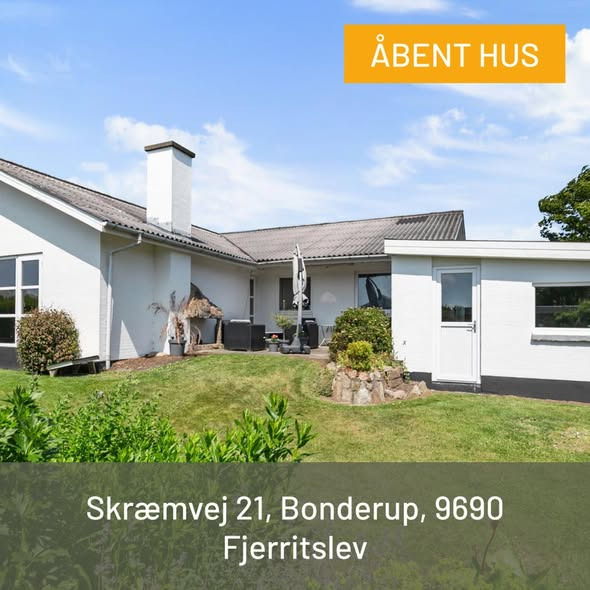 Mæglerhuset Asger Larsen inviterer til åbent hus i Fjerritslev og omegn