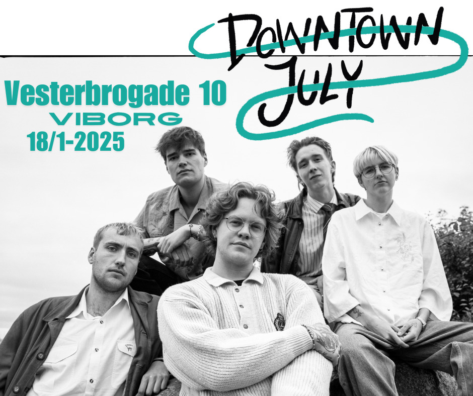 Downtown July vender tilbage til Viborg med støttekoncert