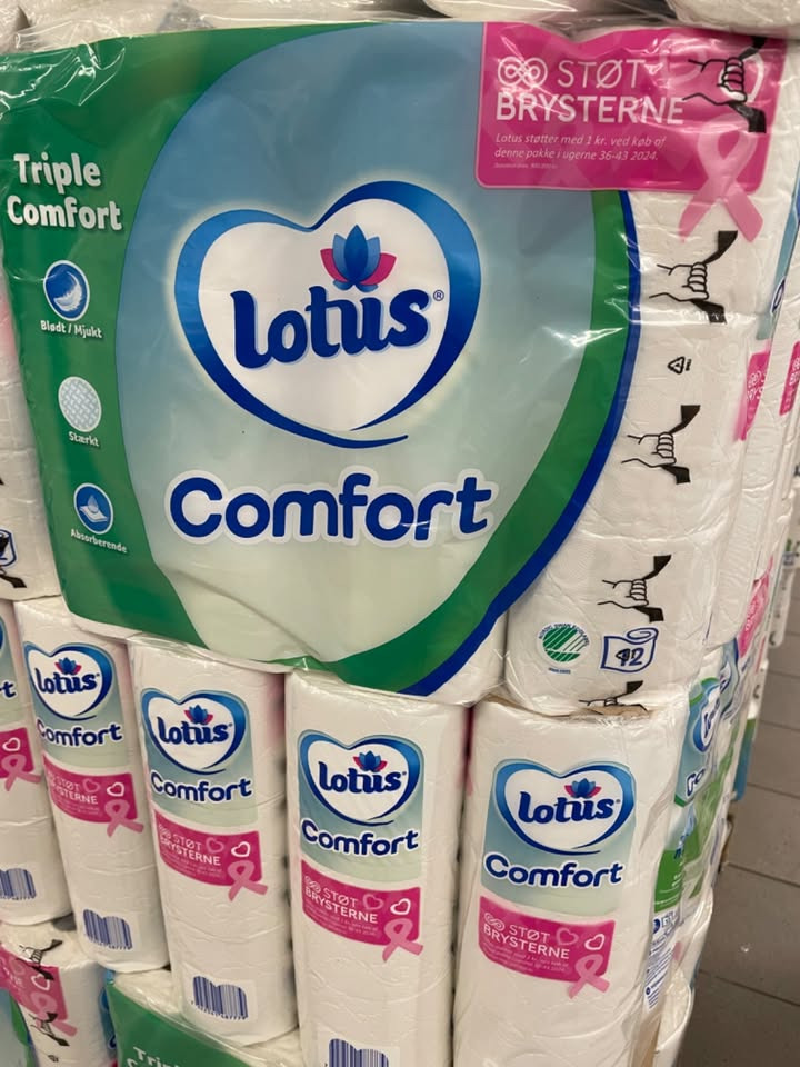 SPAR Nørrebro Hjørring tilbyder 12 ruller Lotus toiletpapir til kun 32 kr.