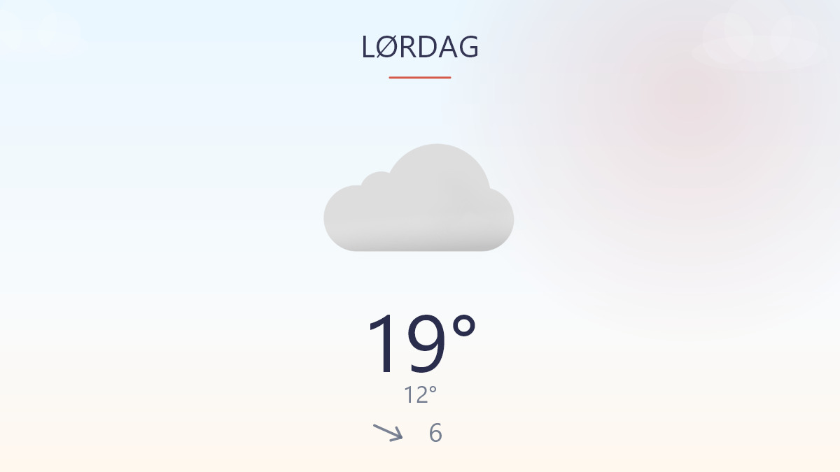 Sol og lun luft lokker ud i dag