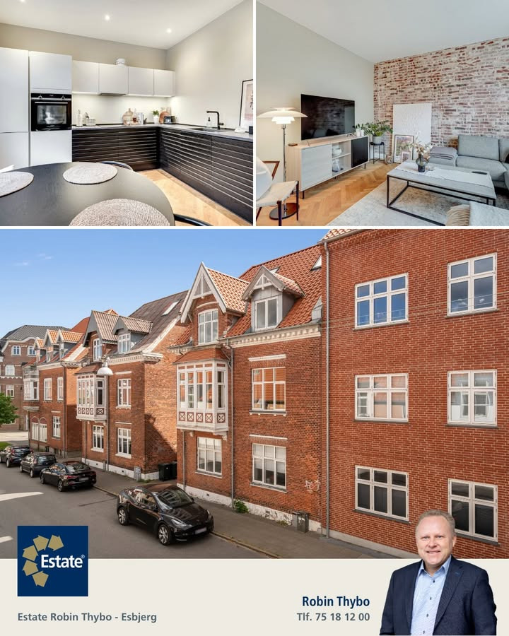 Totalrenoveret bylejlighed i Esbjerg med moderne stil fra ESTATE Robin Thybo Esbjerg & Varde