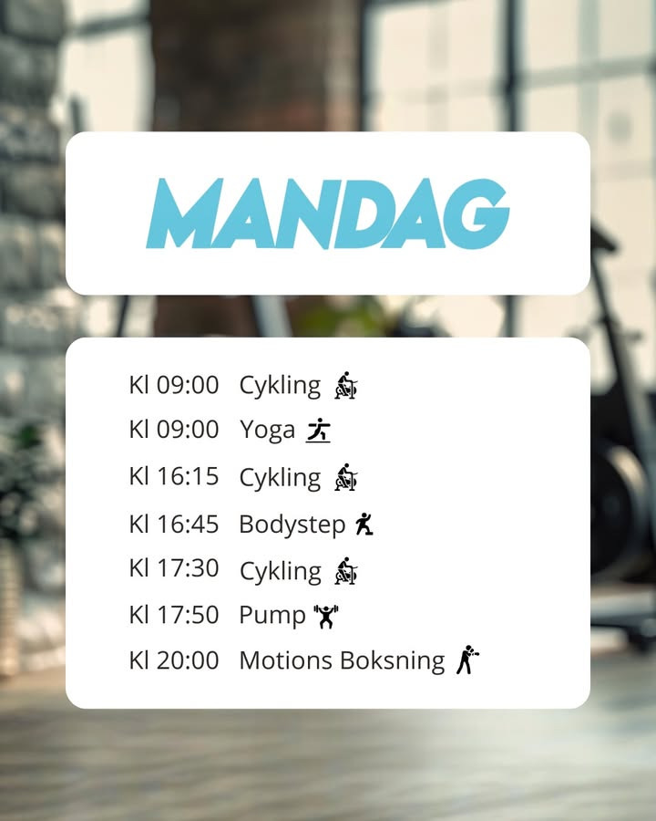 Silkeborg Fitness Center hjælper dig med at planlægge din træningsuge