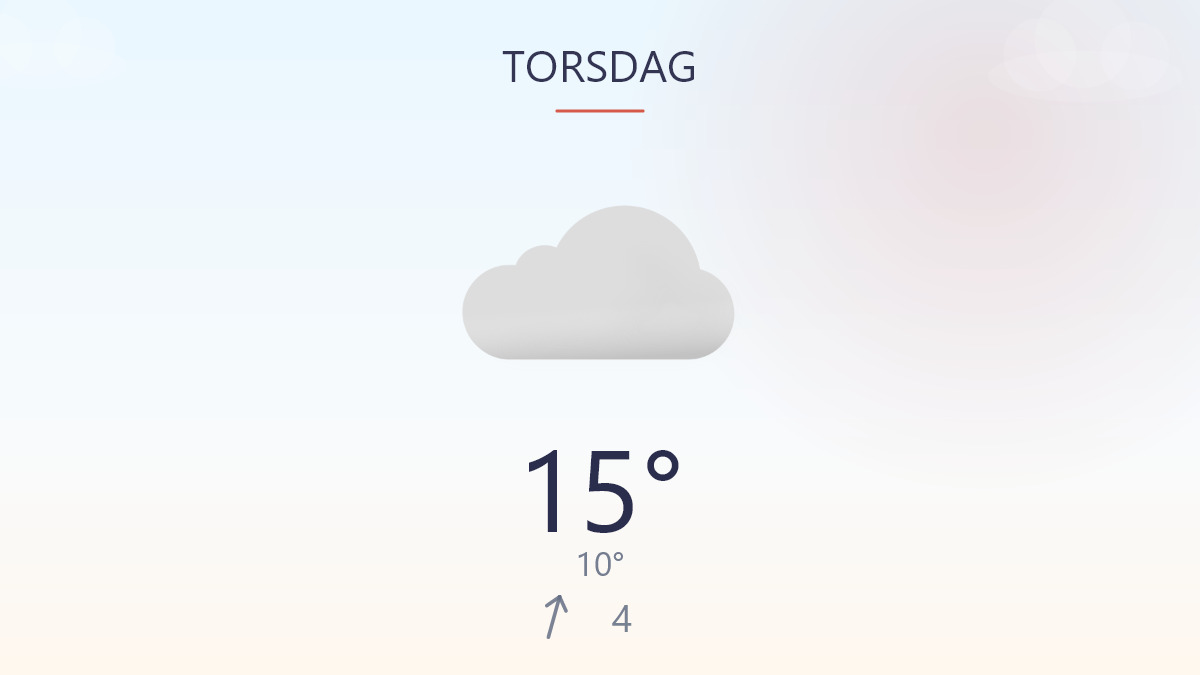 Efterårsdagen holder sig tør og lun