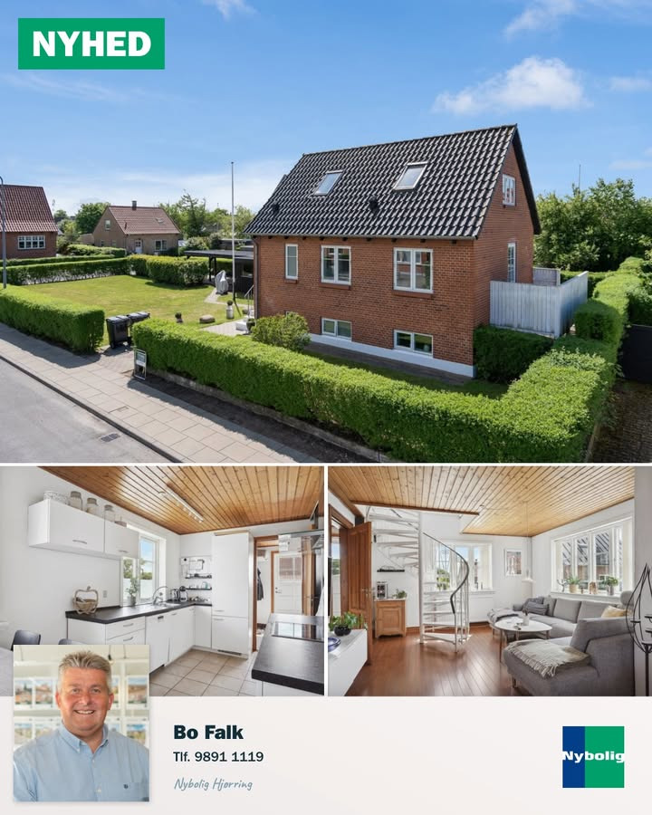 Nybolig Hjørring v/Morten Hove præsenterer charmerende villa tæt på centrum i Hjørring
