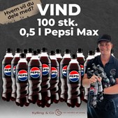Kylling & Co lancerer konkurrence om at vinde 100 Pepsi Max