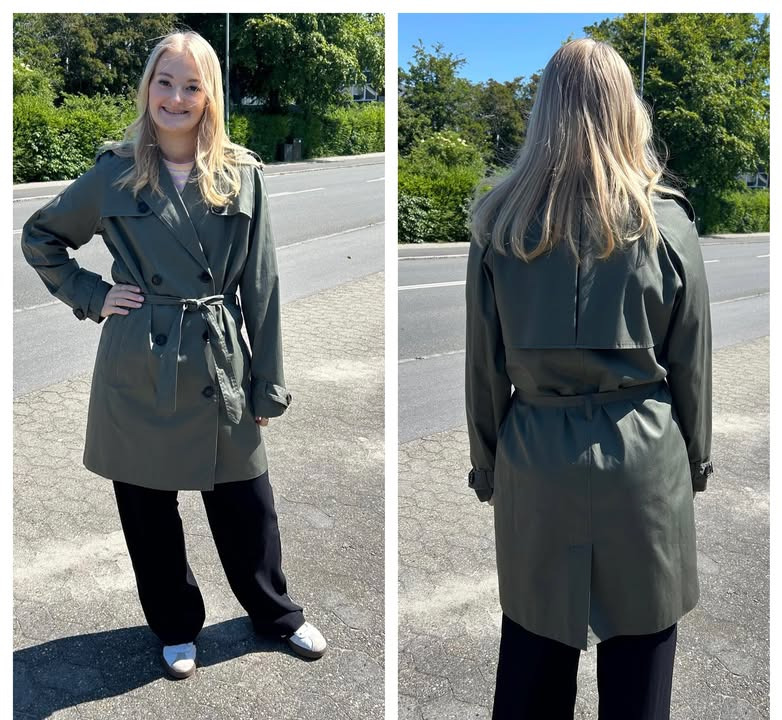 Rosengreen tilbyder stor rabat på smart Ze Ze trenchcoat