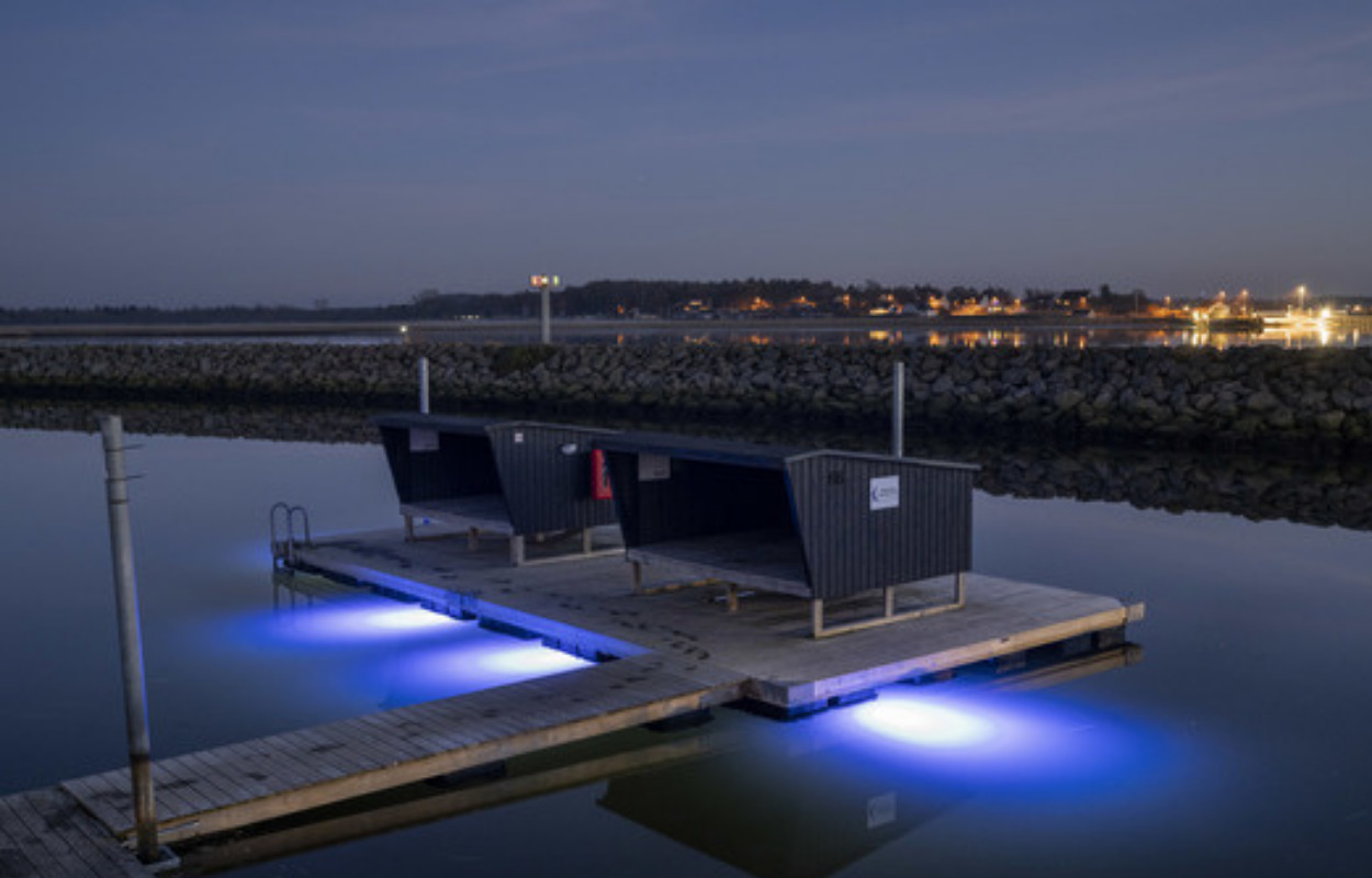 Nyt tropisk undervandslys til Udbyhøj Lystbådehavn