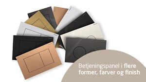 VVS EKSPRESSEN ApS præsenterer stilfuld betjeningsplade fra Geberit til dit badeværelse