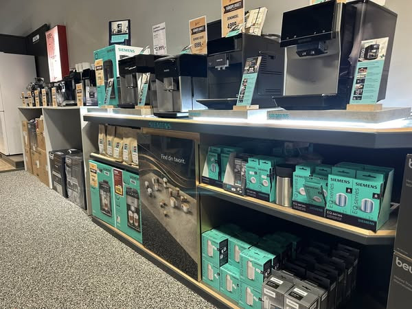Skousen Nørresundby Hvidevarer tilbyder store rabatter på espressomaskiner