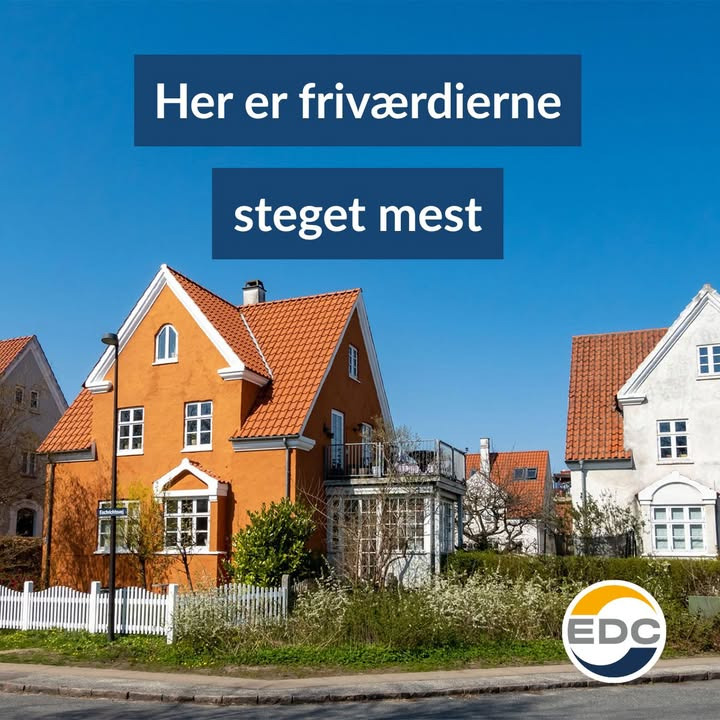 EDC Hurup Thy afslører, hvor friværdierne er steget mest i Danmark