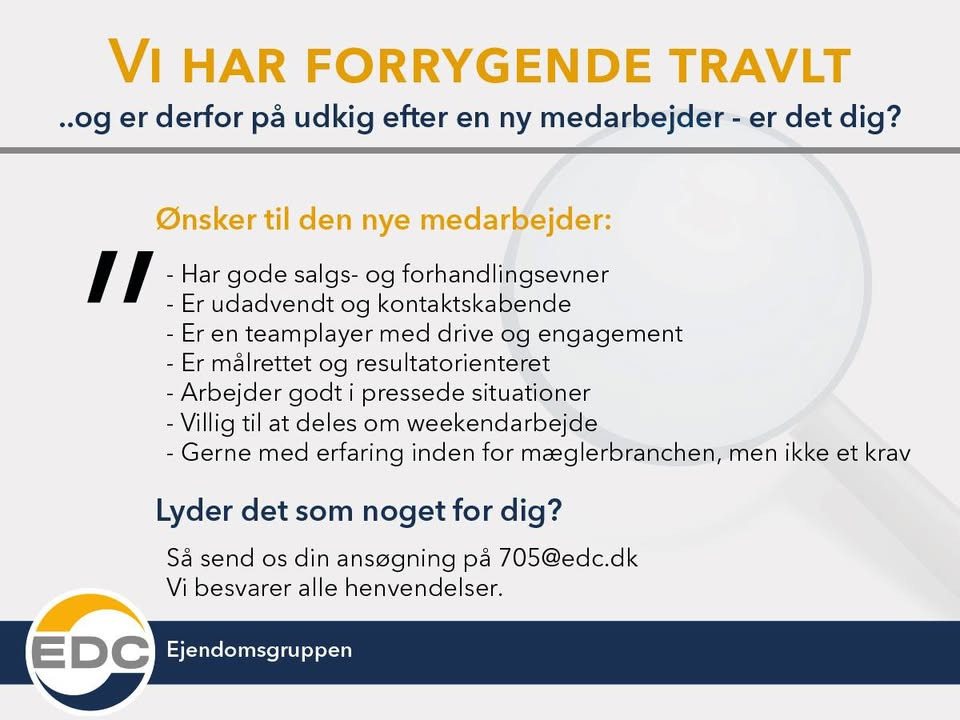 Nyt fra EDC Ejen­doms­grup­pen  Struer 