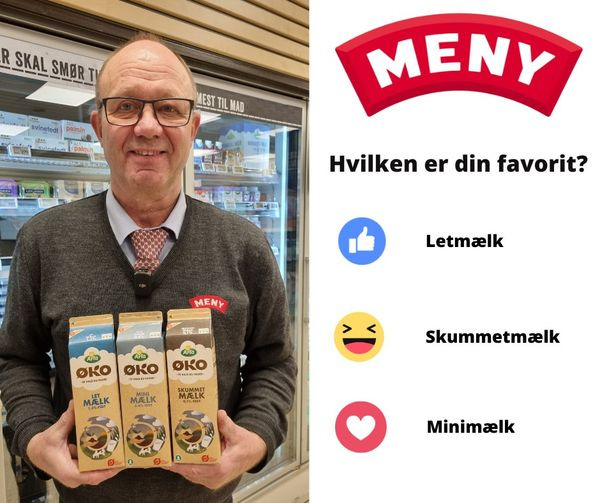 Meny Klarup: Økologisk mælk til kun 8,95 kr. pr. liter hver onsdag og torsdag