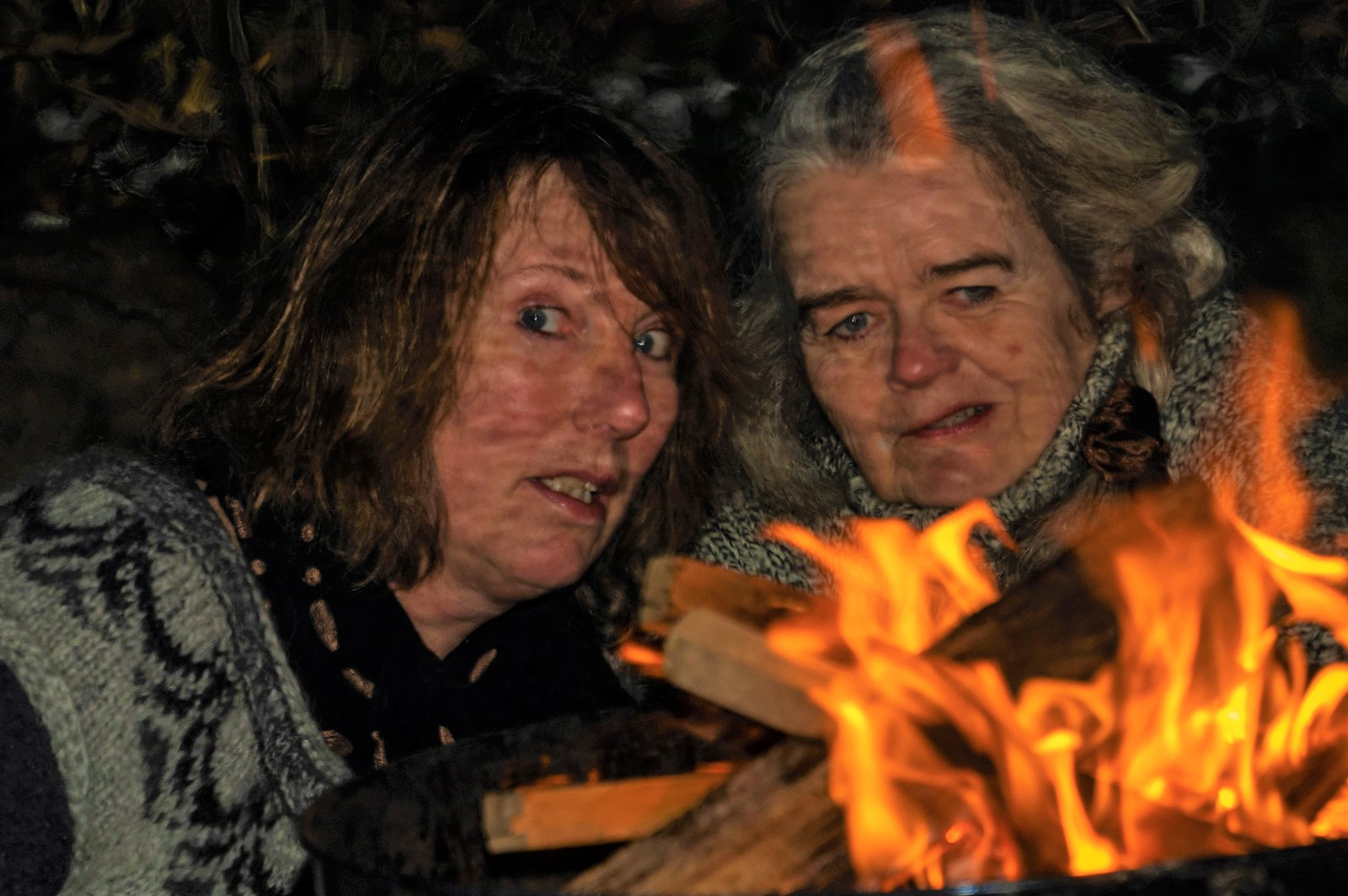Vilde fortællinger og varm suppe ved bålet i Odder