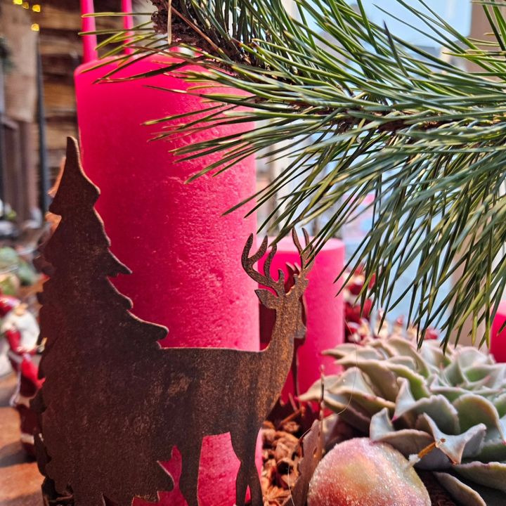 Iris Blomster deler glimt fra julens røde univers 2024