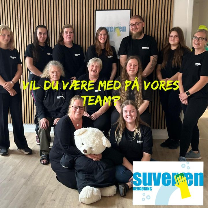 Suveræn Rengøring søger engageret rengøringsassistent til fleksible arbejdstider og gode kollegaer