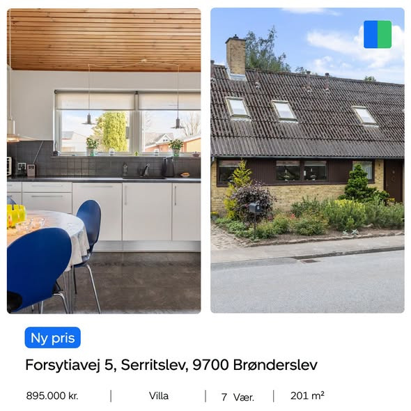 Nybolig Brønderslev & Vrå har nedsat prisen på rummelig villa i Serritslev