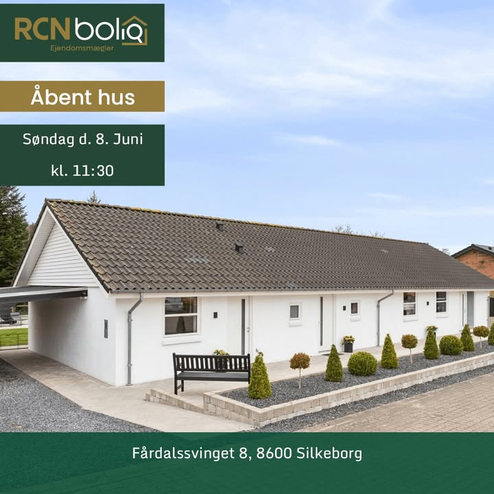 RCNBolig Silkeborg inviterer til åbent hus i drømmevillaen i Silkeborg