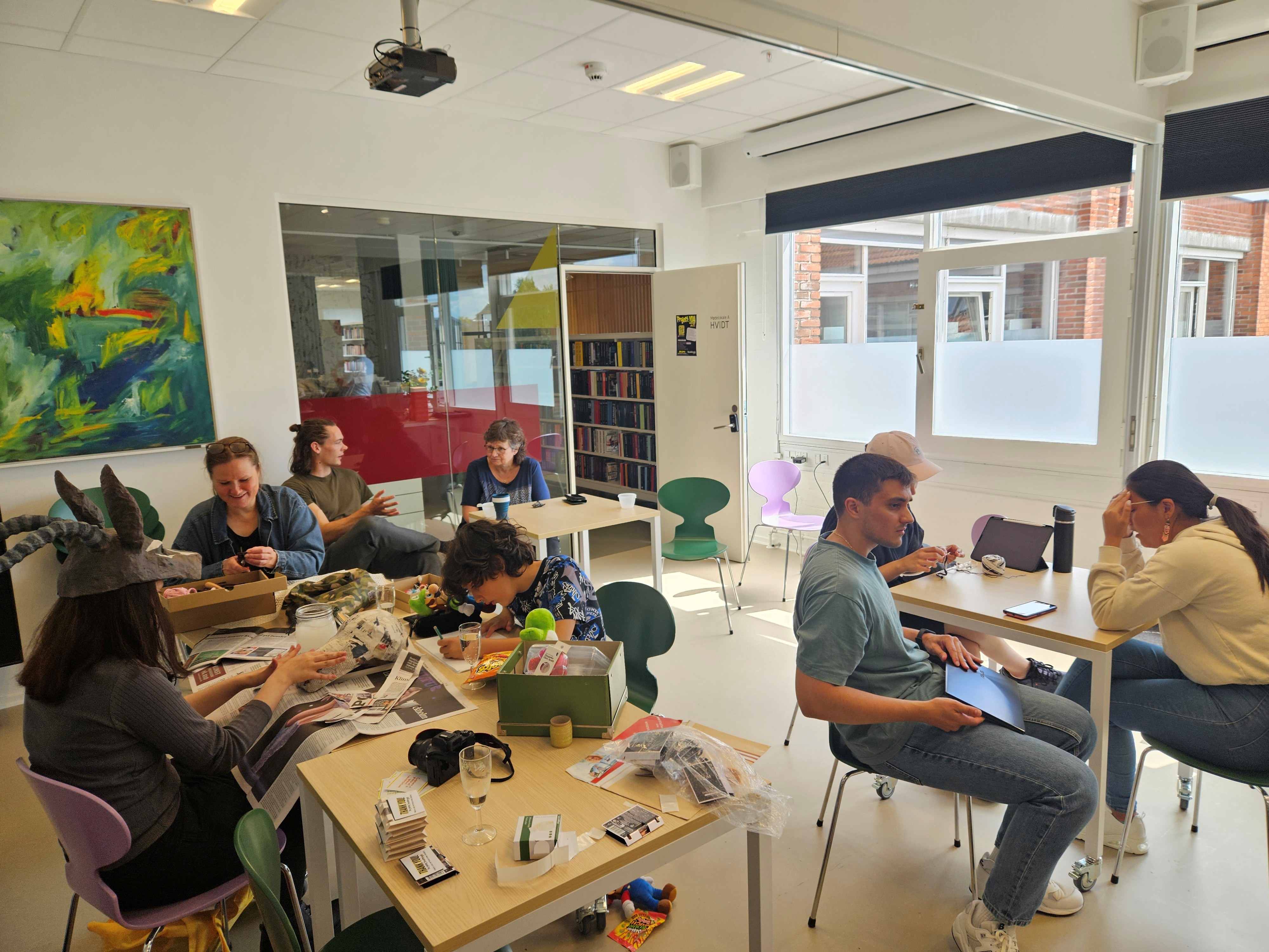 Skaberhjørnet og informationsaften om MitID på Holte Bibliotek