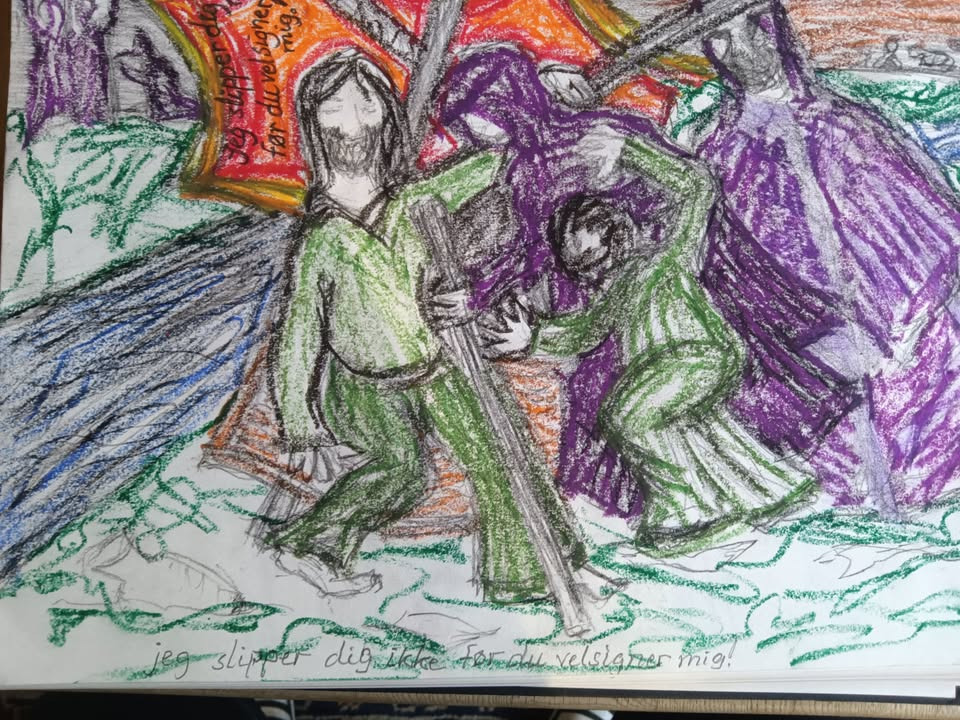 Meditativ musisk tegnedag i Nordborg kirke tilbyder rolige stunder