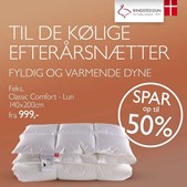 Fjerrenseriet: Septembertilbud på varme dyner