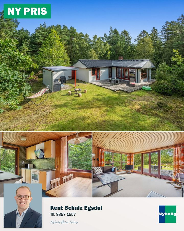 Nybolig Hadsund sænker prisen på idyllisk fritidshus ved Als Odde