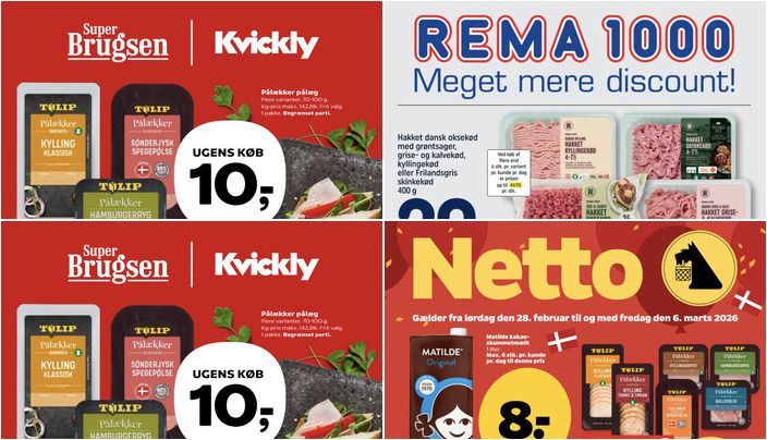 Gode tilbud på Lambi toiletpapir til 15 kr. og Canaja Gold vin til 299 kr.