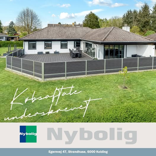 Nybolig Kolding underskriver købsaftale på Egernvej 47 i Strandhuse