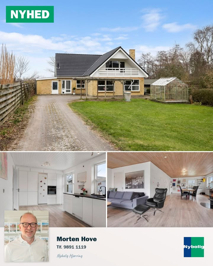 Nybolig Hjørring v/Morten Hove: Charmerende villa med udsigt og plads til hele familien til salg