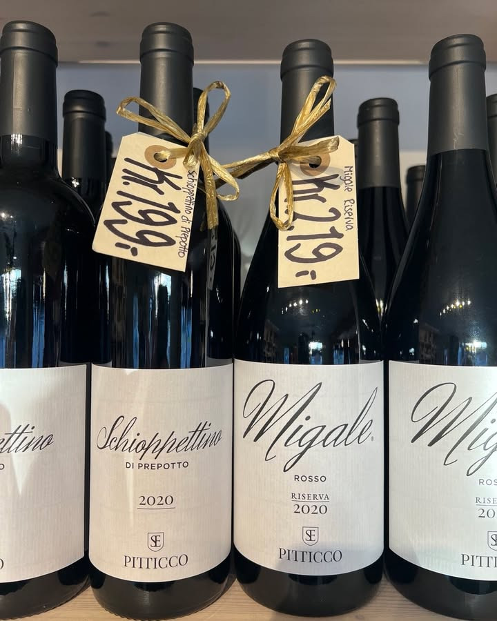 Den gode vino præsenterer unikke italienske vine fra Pitticco med tidsbegrænset tilbud